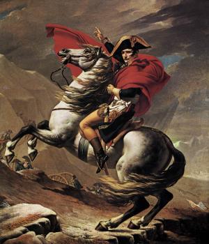David, Jacques-Louis : Napoleon at the St. Bernard Pass